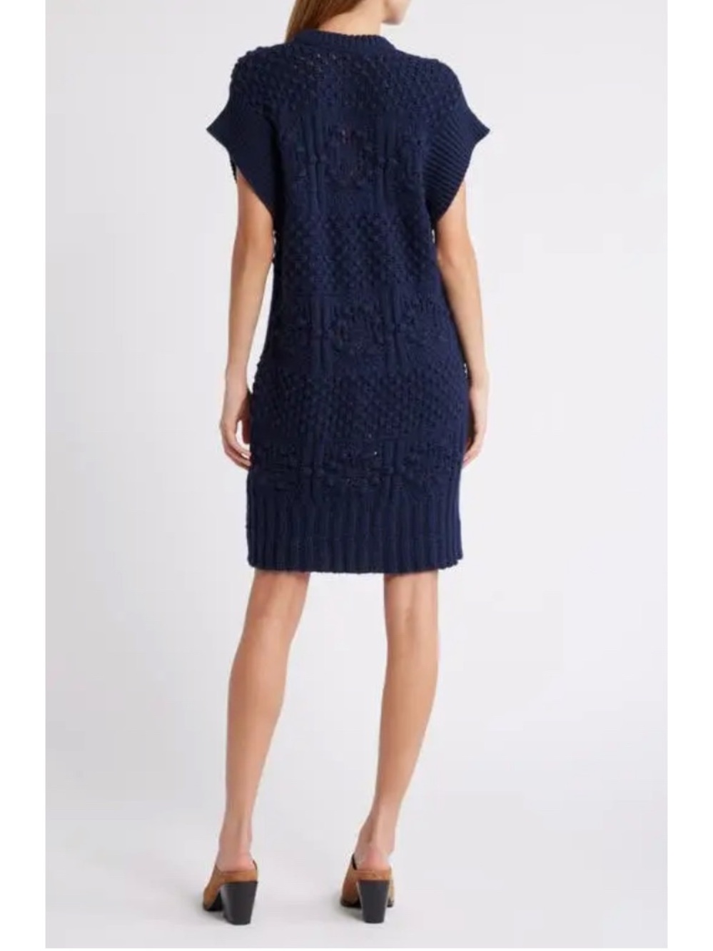 FRAME
Mixed Stitch Knit Sweater Dress - Picture 2 of 12